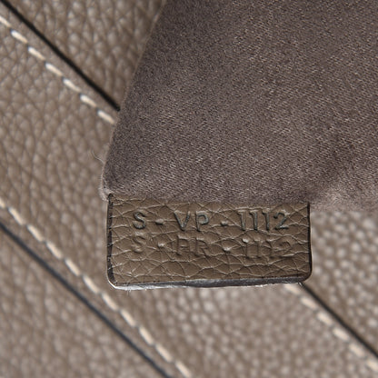 Celine Drummed Calfskin Mini Luggage Souris 7 of 11