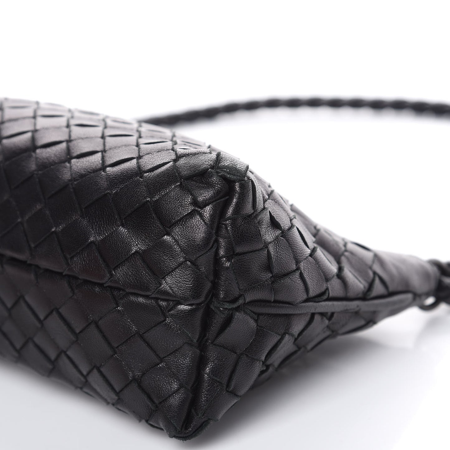 Nappa Intrecciato Mini Shoulder Bag Black