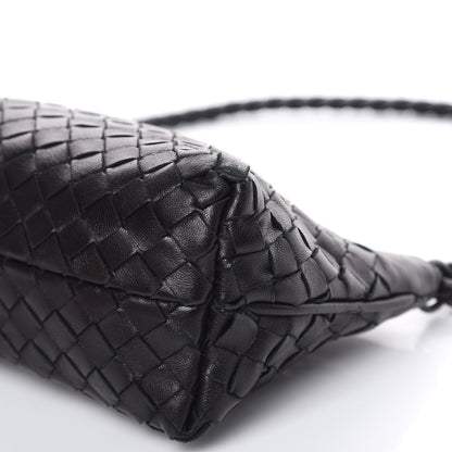 Bottega Veneta Nappa Intrecciato Mini Shoulder Bag Black 9 of 13