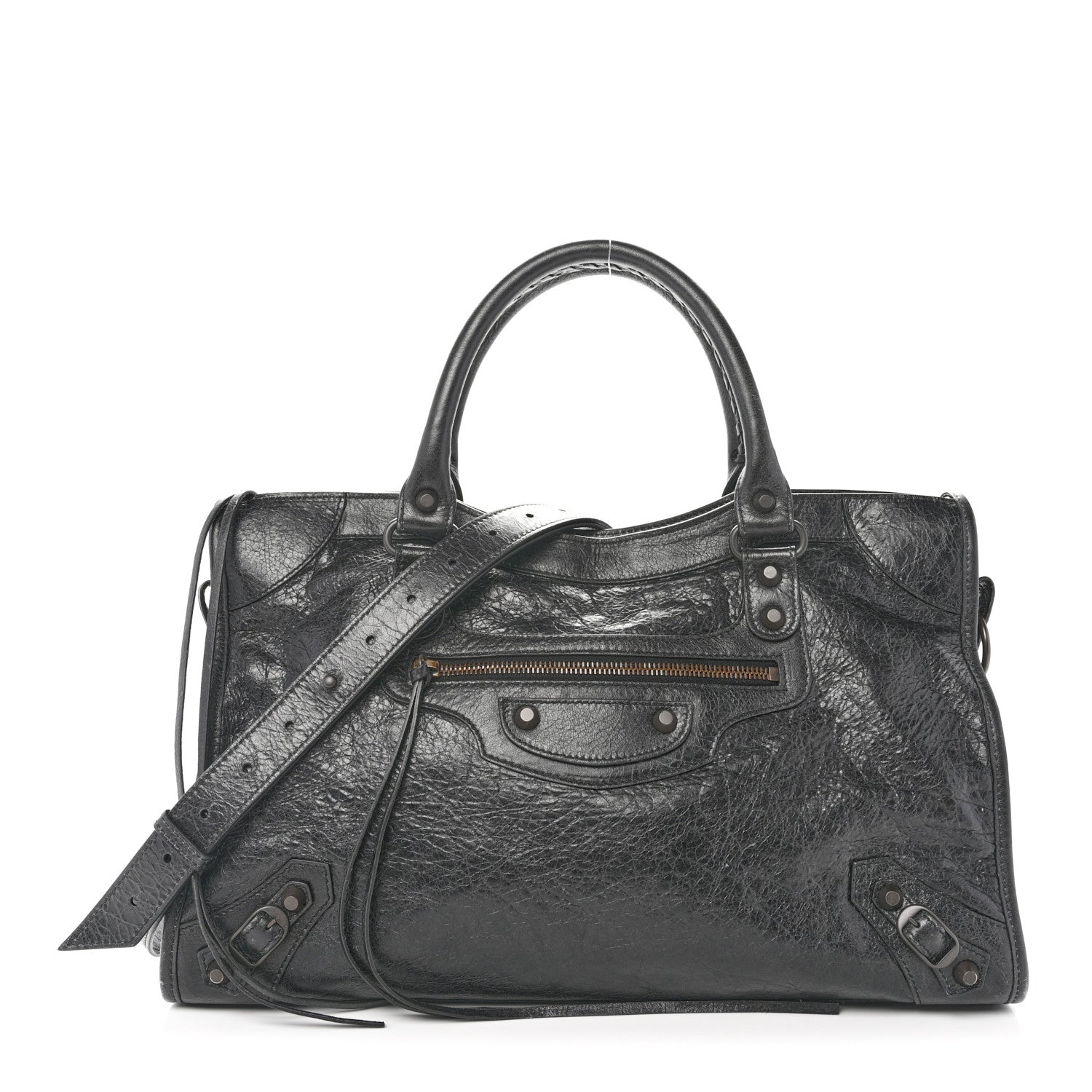Balenciaga Arena Lambskin Classic Hardware Medium Le City Black 1 of 13