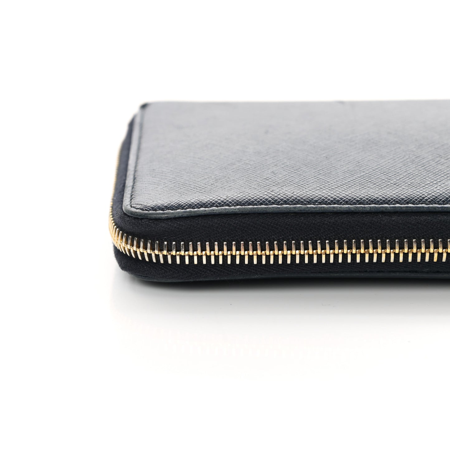 Saffiano Metal Large Zip Around Travel Wallet Baltico