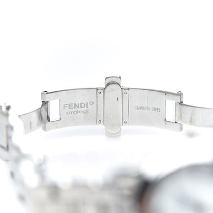 Fendi Stainless Steel Diamond Mother of Pearl 30mm Quartz Watch 5 of 5