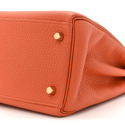 Hermes Togo Kelly Retourne 28 Terre Battue 9 of 12