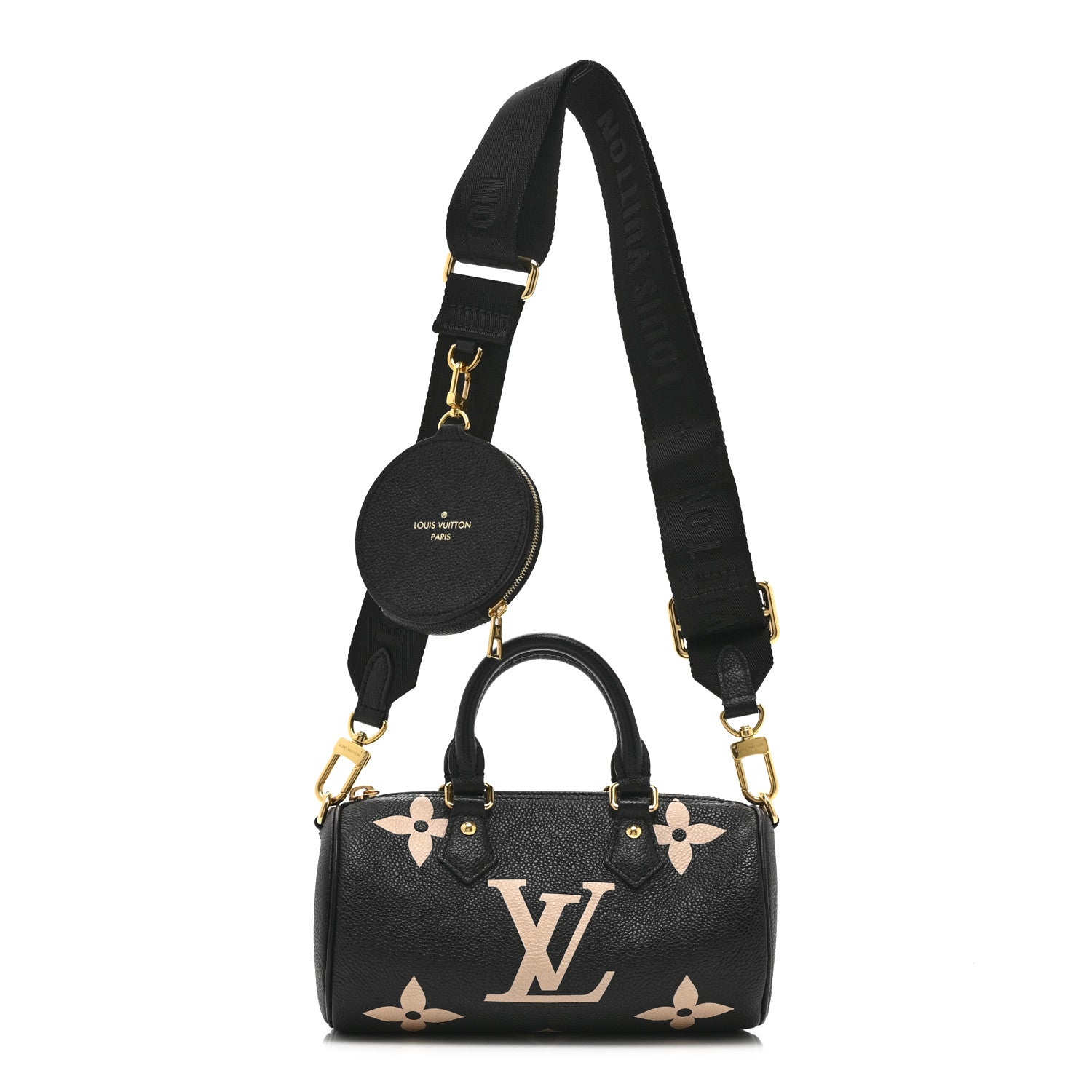 Louis Vuitton Empreinte Monogram Giant Papillon BB Black Beige 1 of 18