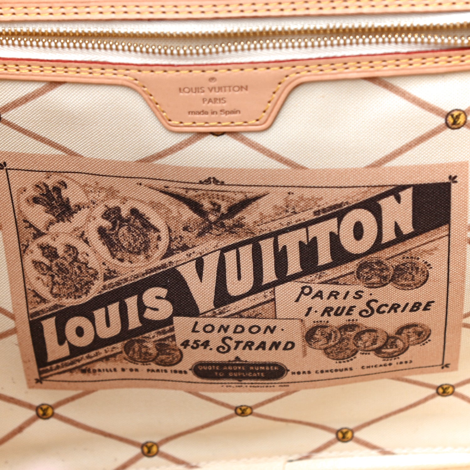 Louis Vuitton Damier Azur Summer Trunks Capri Neverfull MM 8 of 14