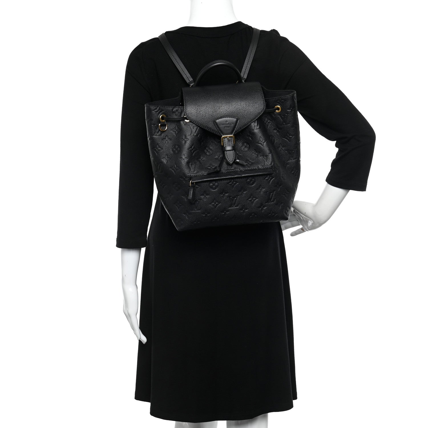 Louis Vuitton Empreinte Montsouris NM Backpack Black 2 of 9