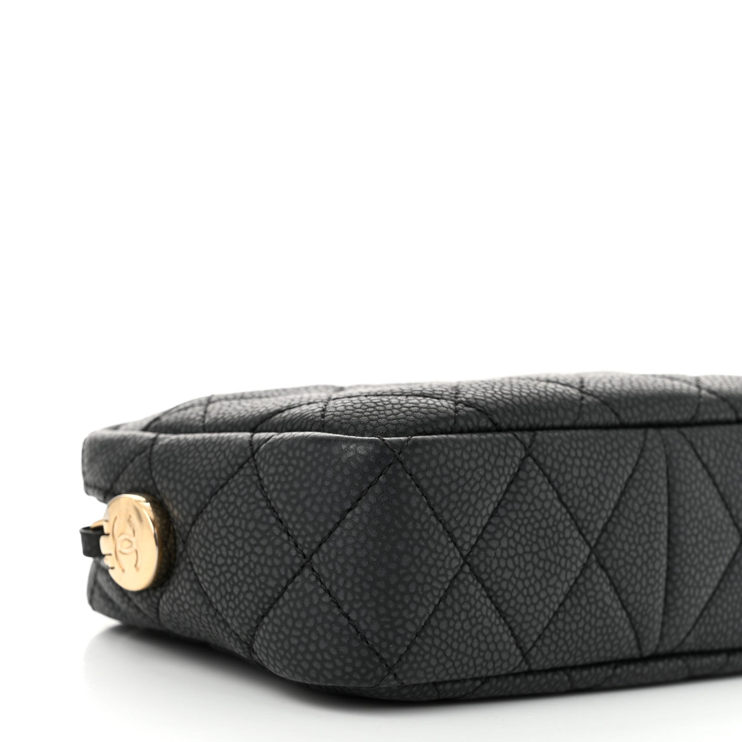 Chanel Iridescent Caviar Quilted Mini Coco Tassel Camera Case Black 9 of 10