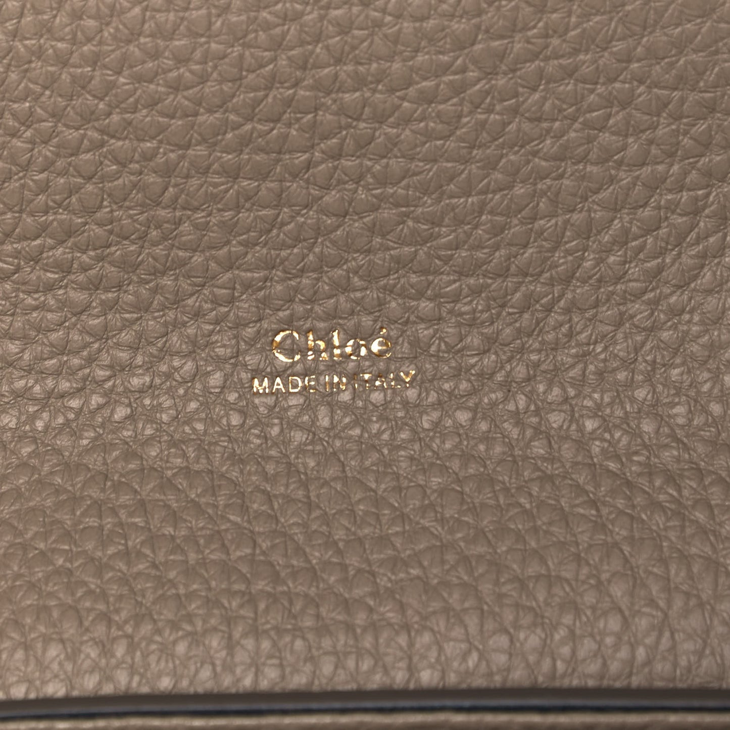 Shiny Grained Calfskin Small Aby Day Shoulder Bag Motty Grey