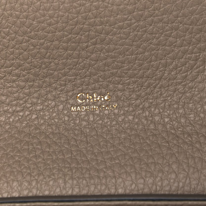 Chloe Shiny Grained Calfskin Small Aby Day Shoulder Bag Motty Grey 6 of 9