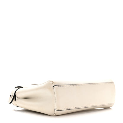 Fendi Shiny Nappa Micro Peekaboo Iconic Satchel White 4 of 10