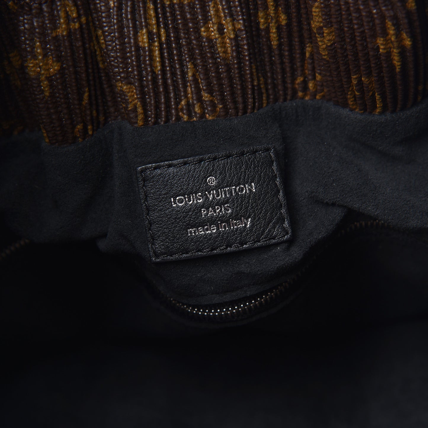 Monogram Canvas Pleated Explorer GM