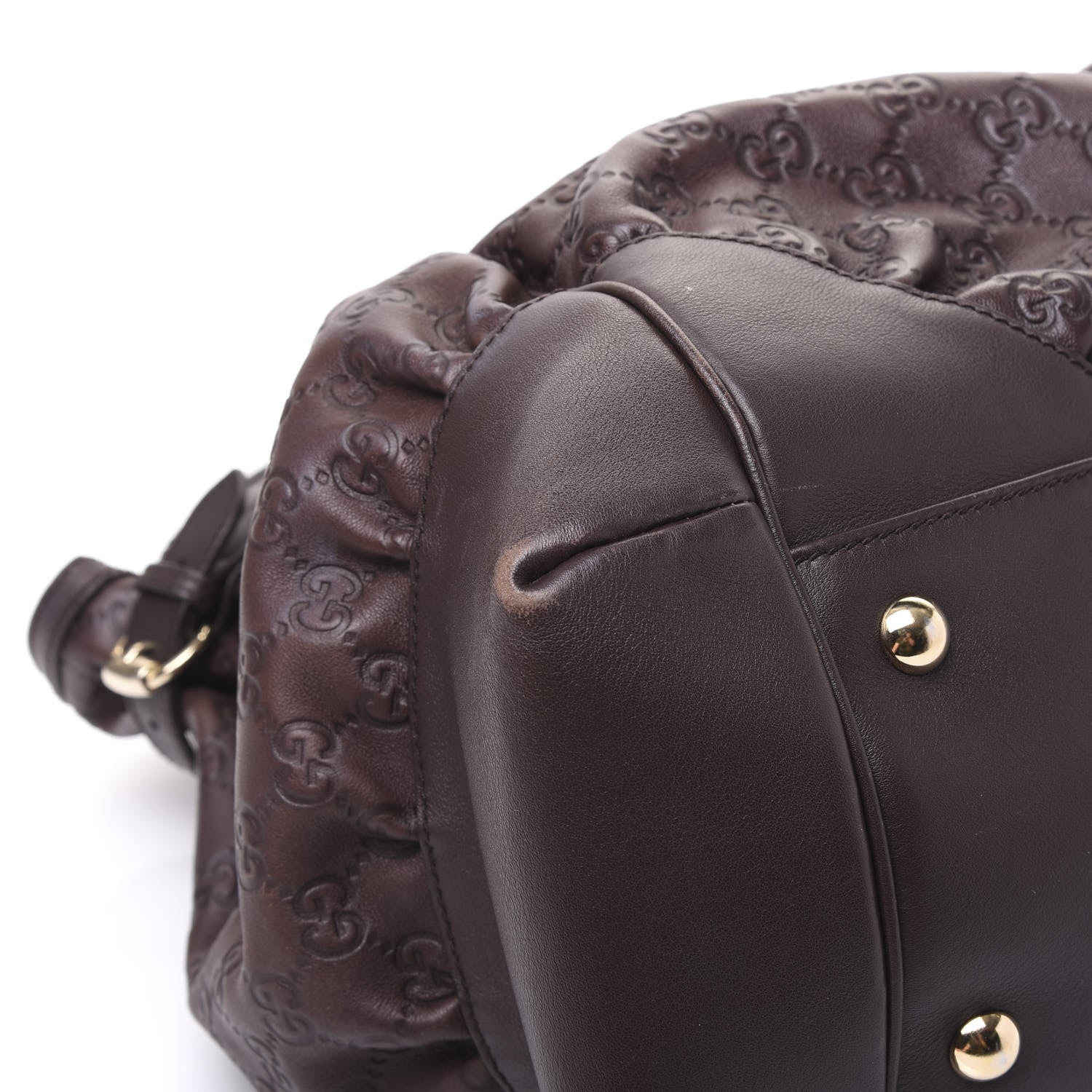 Gucci Guccissima Full Moon Tote Brown 7 of 12