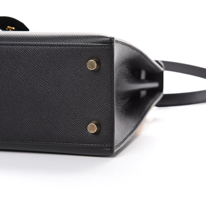 Hermes Epsom Kelly Sellier 25 Black 9 of 10