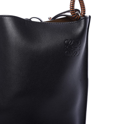Loewe Calfskin Gate Bucket Bag Black 8 of 8