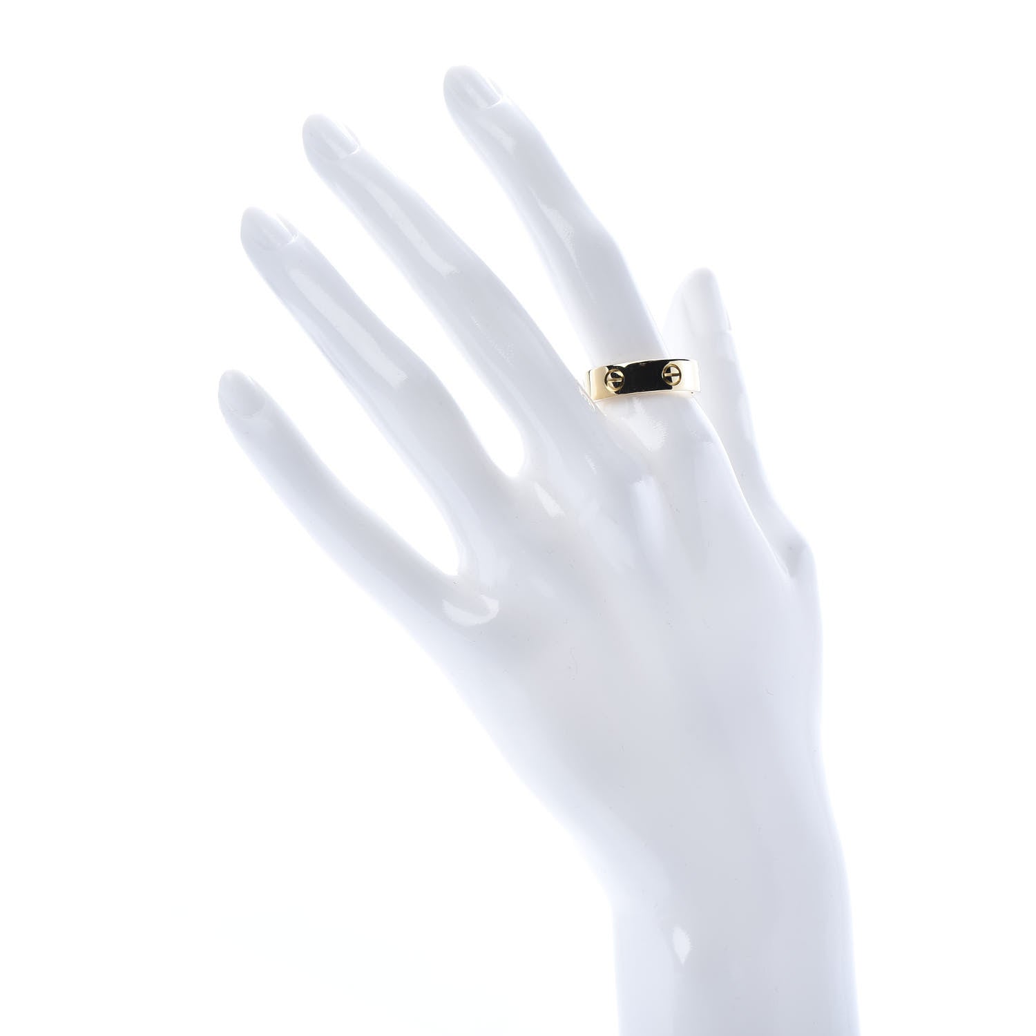 Cartier 18K Yellow Gold 5.5mm LOVE Ring 58 8.5 2 of 4
