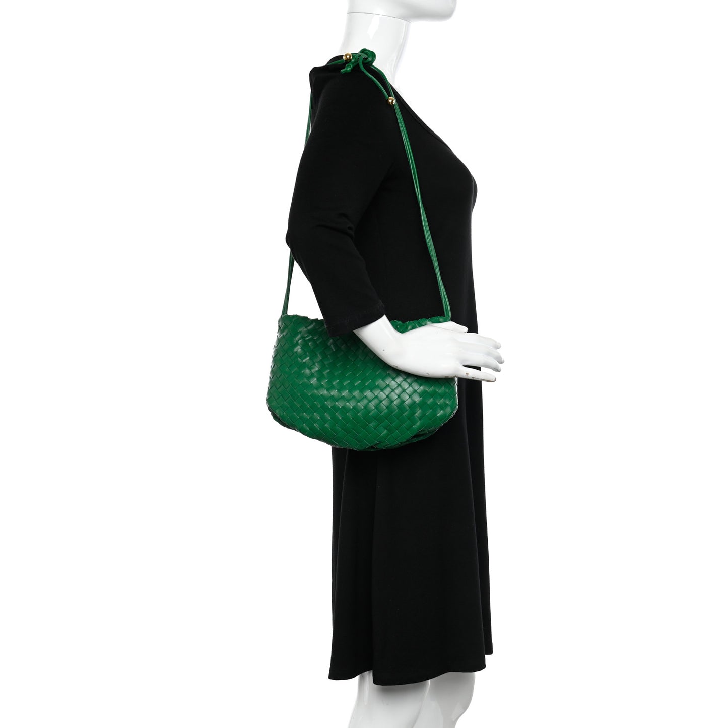 Nappa Intrecciato Small Bulb Racing Green