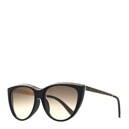 Louis Vuitton Acetate Monogram La Boum Sunglasses Z1147E Black 1 of 7
