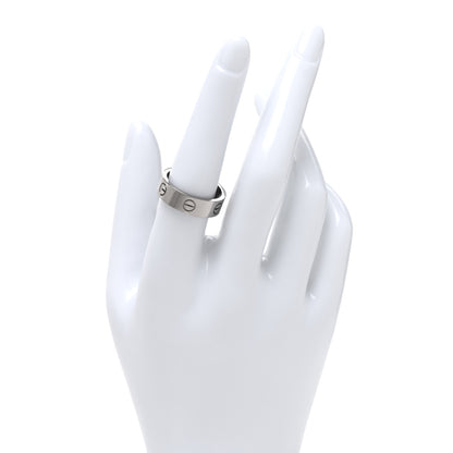 Cartier 18K White Gold 5.5mm LOVE Ring 57 8 2 of 4