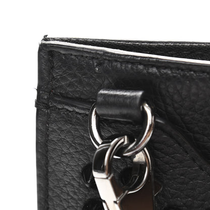 Christian Louboutin Calfskin Studded Skypouch Crossbody Clutch Black 11 of 11