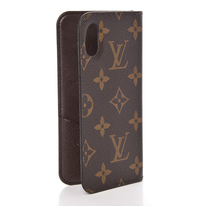 Louis Vuitton Monogram iPhone X Folio Case 3 of 7