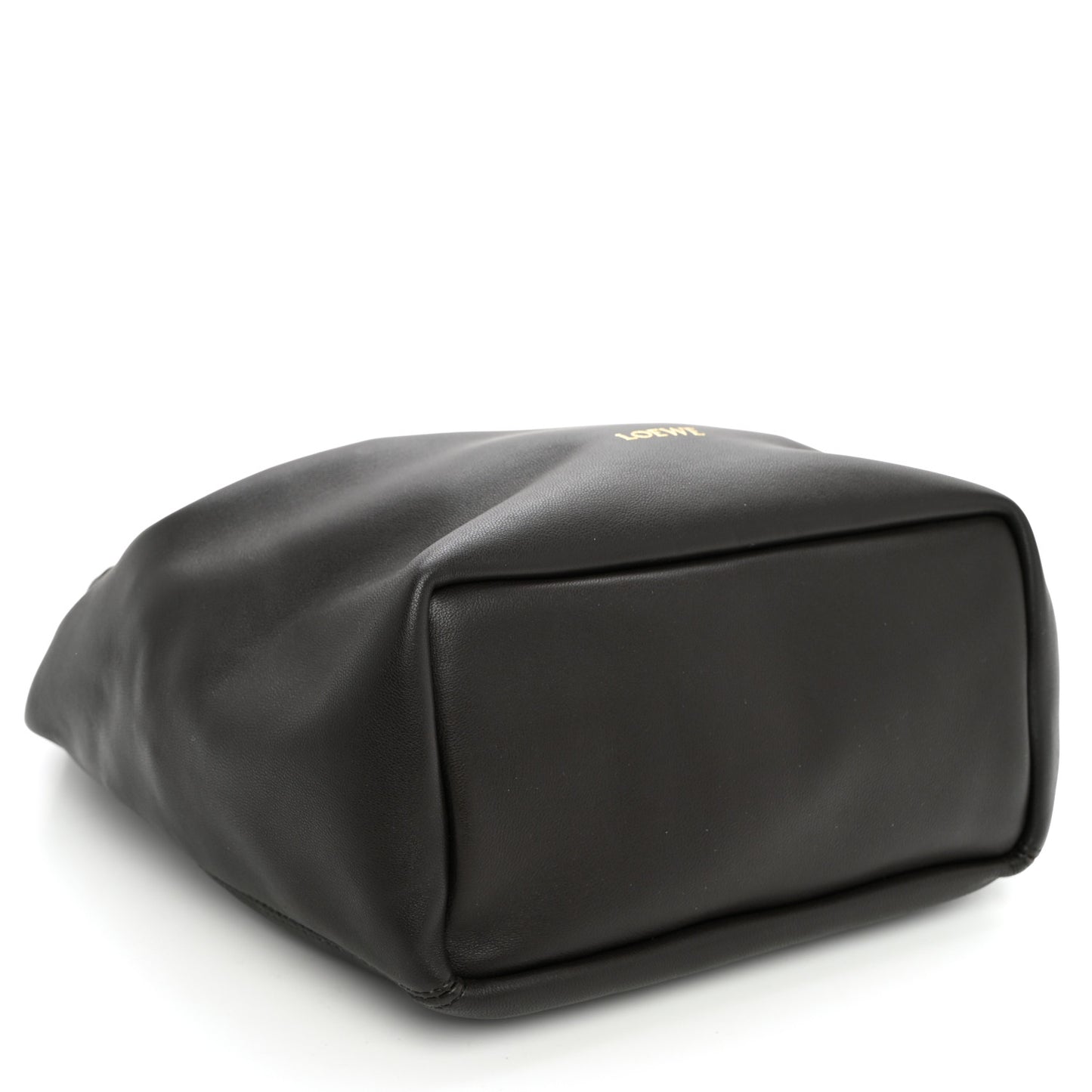Nappa Small Squeeze Bag Chocolate
