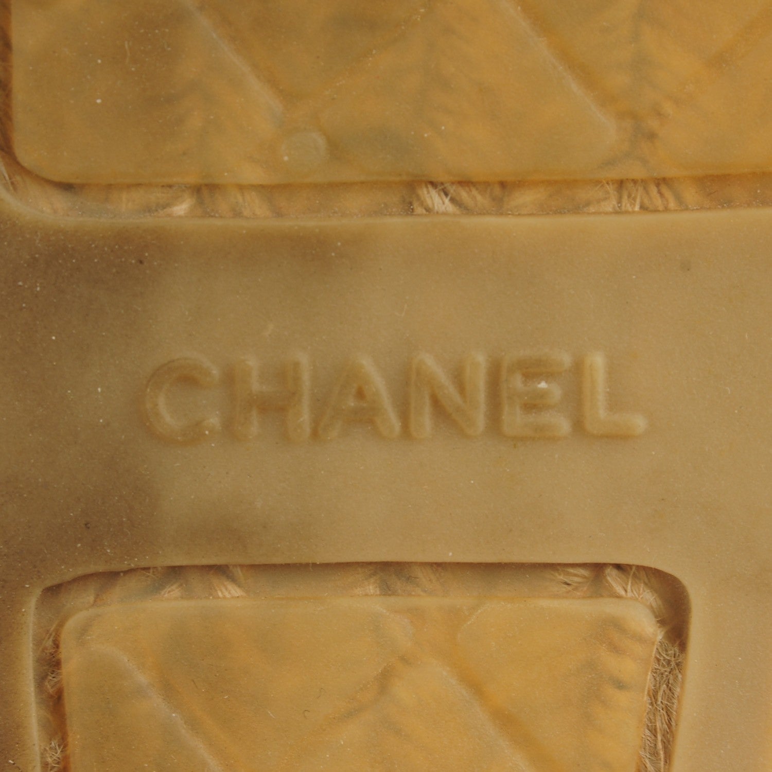 Chanel Lambskin CC Espadrilles 43 Beige Black 8 of 10