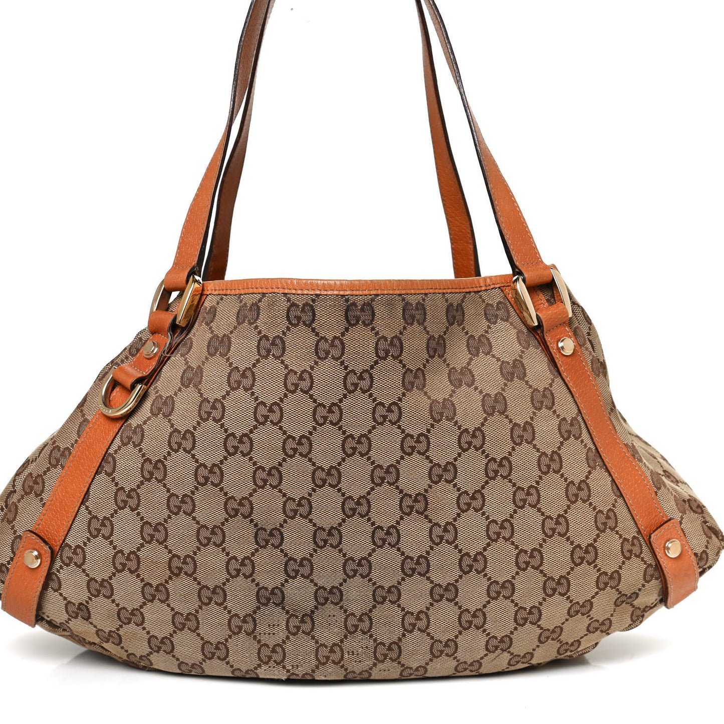 Monogram Medium Abbey Shoulder Bag Orange