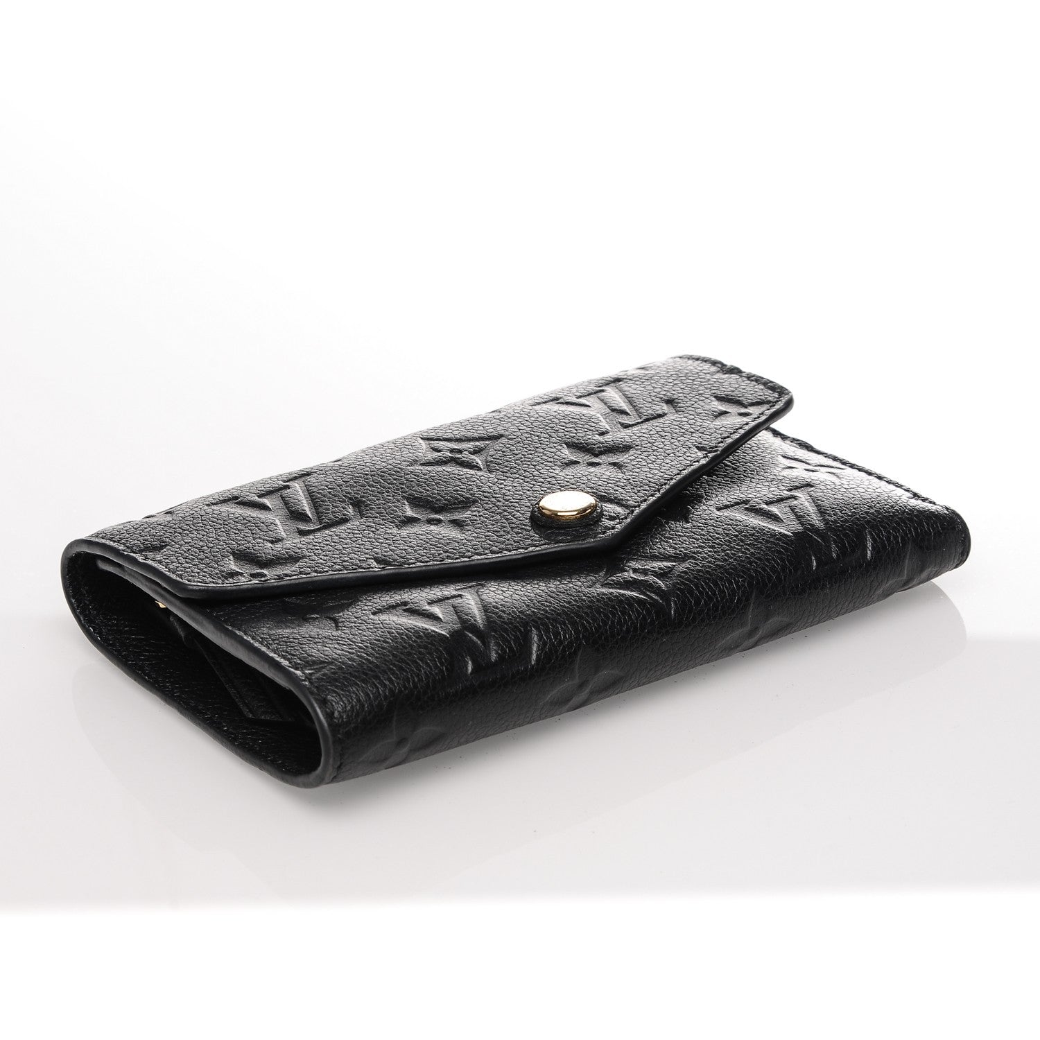 Louis Vuitton Empreinte Compact Curieuse Wallet Black 4 of 6