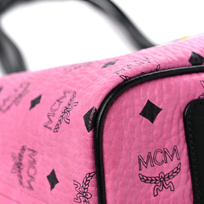 MCM Visetos Medium Project Reversible Shopper Tote Pink 7 of 15