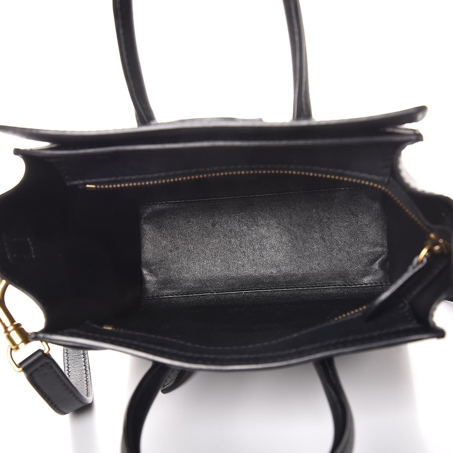 Smooth Calfskin Nano Luggage Black