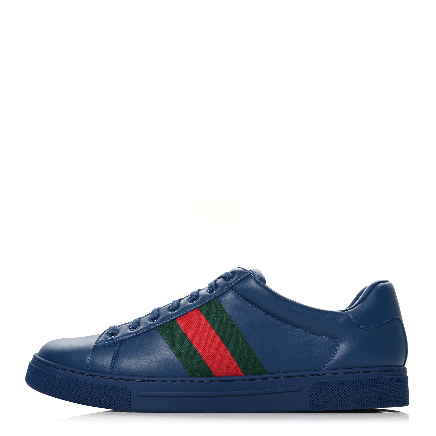 Gucci Ultralight Plume Calfskin Web Mens New Ace Sneakers 9 Royale 1 of 10
