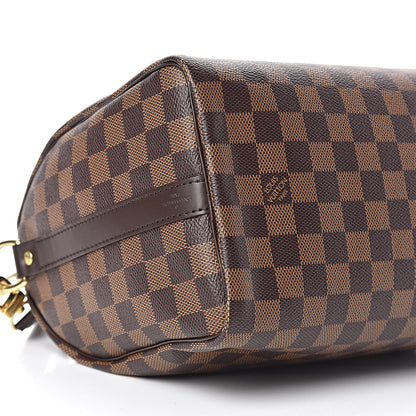 Louis Vuitton Damier Ebene Speedy Bandouliere 25 9 of 10