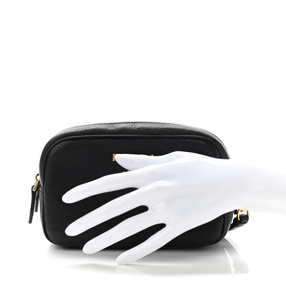 Prada Vitello Daino Wristlet Black 2 of 9