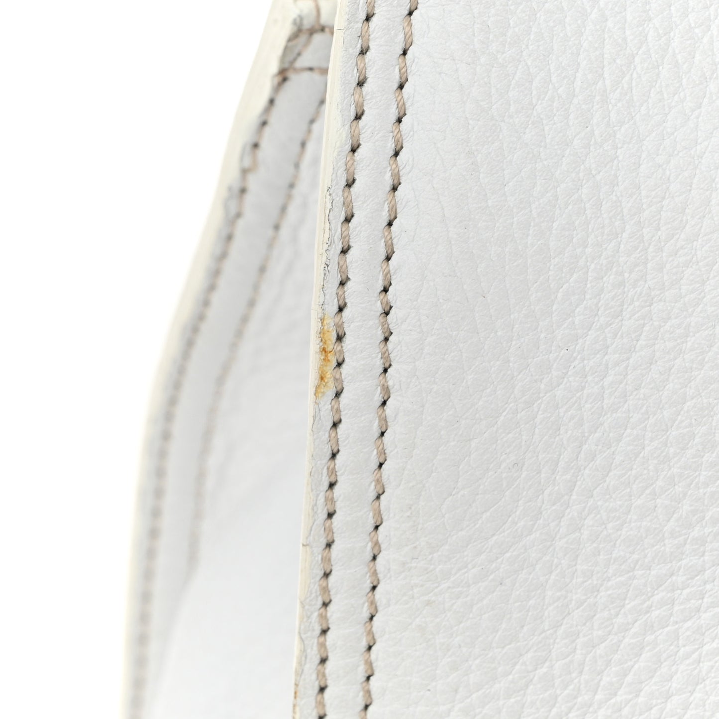 Vitello Daino Shoulder Bag White