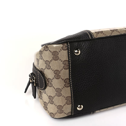 Gucci Crystal Monogram Web Princy Boston Brown 7 of 8