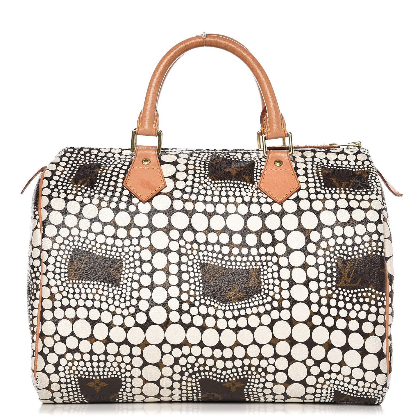 Monogram Kusama Town Speedy 30 White