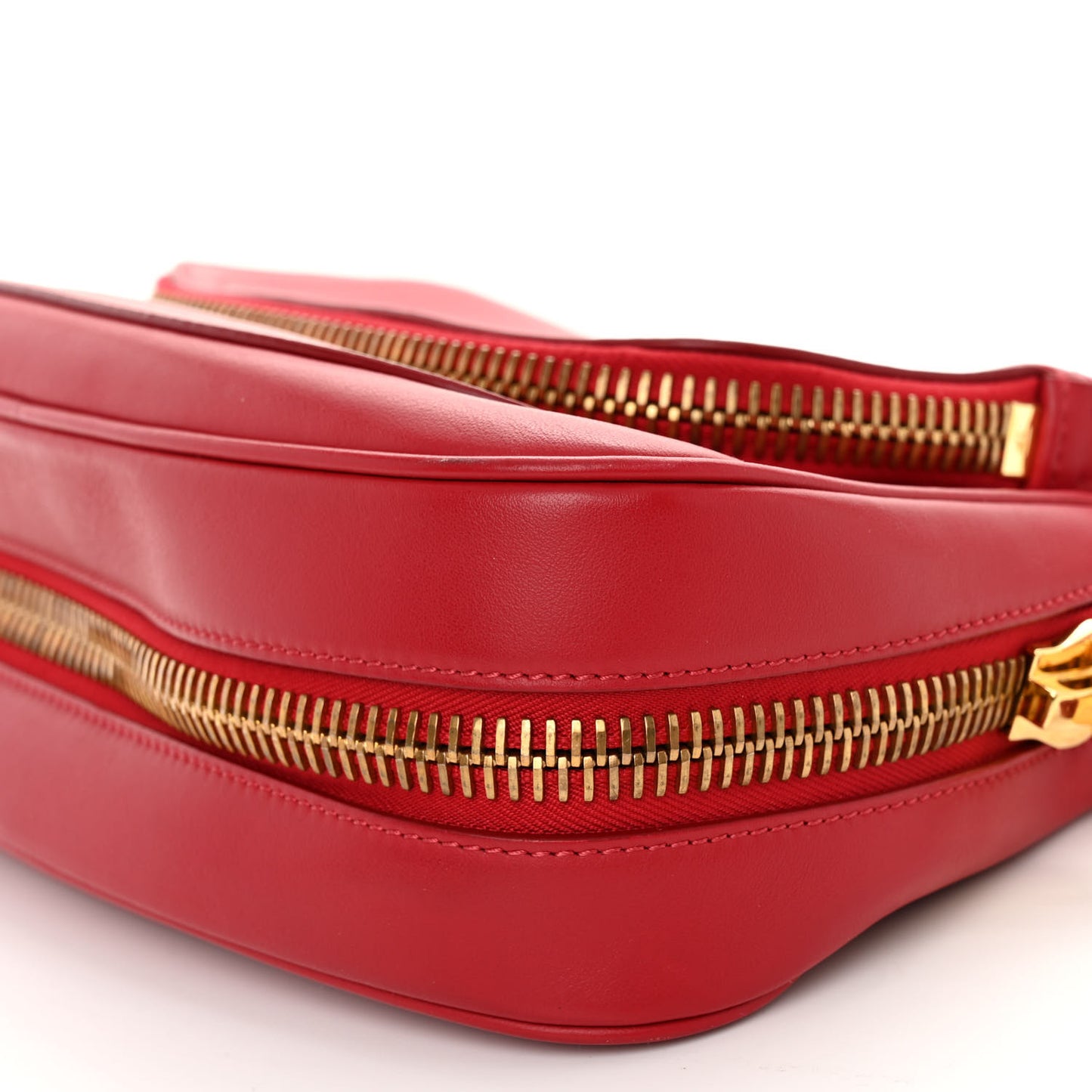 Calfskin Medium Jennifer Crossbody Flame Red