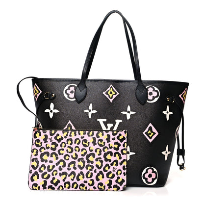 Louis Vuitton Monogram Giant Wild At Heart Neverfull MM Black 1 of 11
