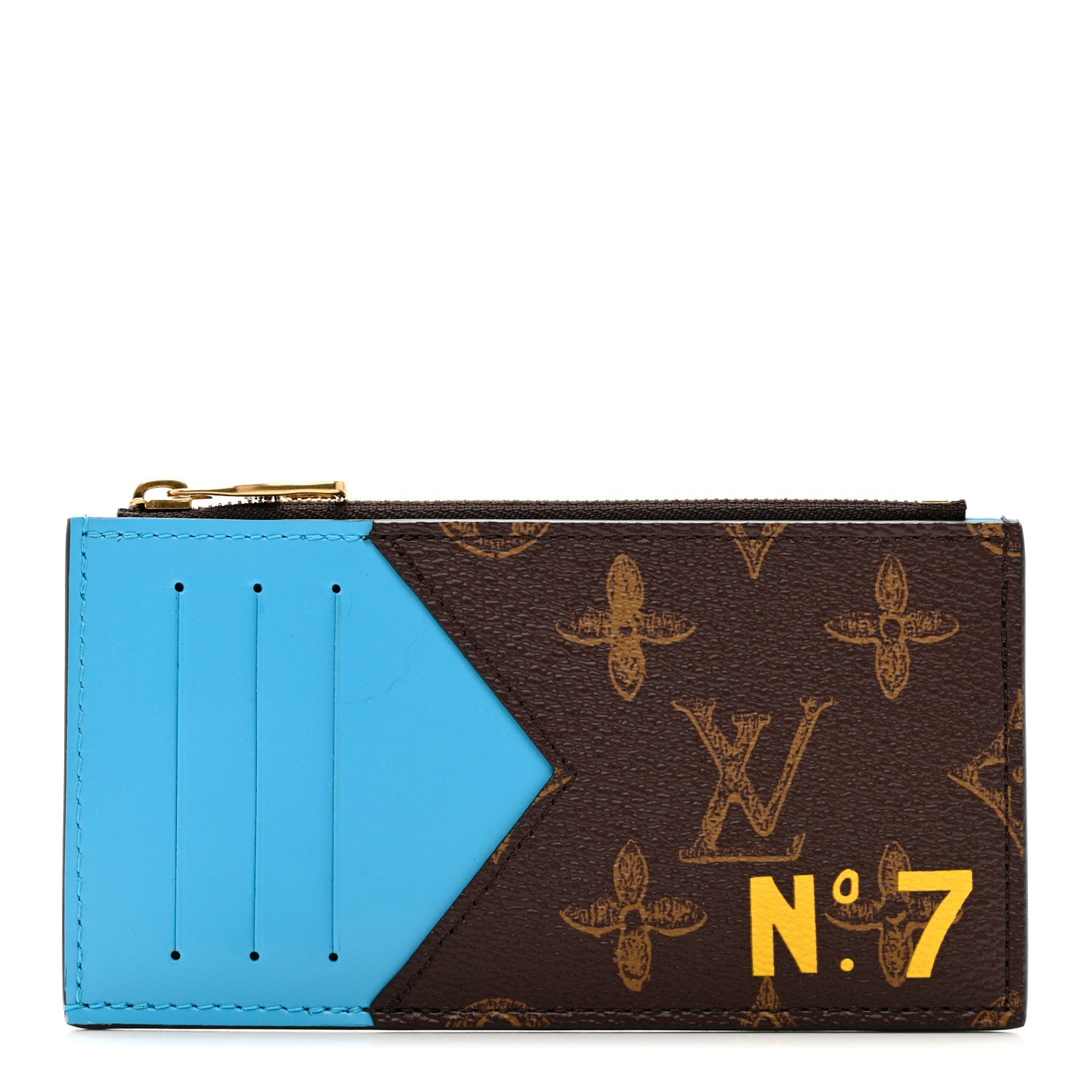 Louis Vuitton Monogram Vintage Calfskin Trunk L'œil Coin Card Holder 1 of 6