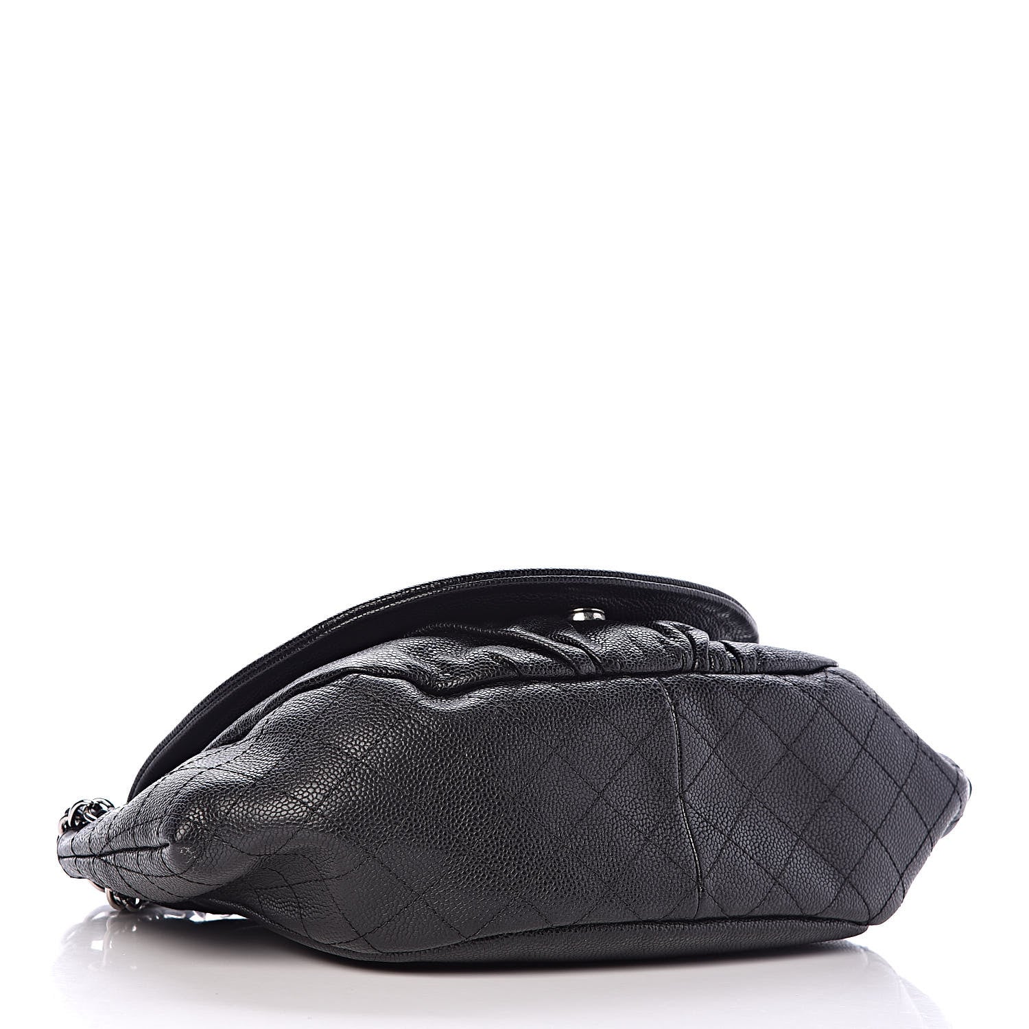 Chanel Caviar Half Moon Large Flap Black 4 of 11
