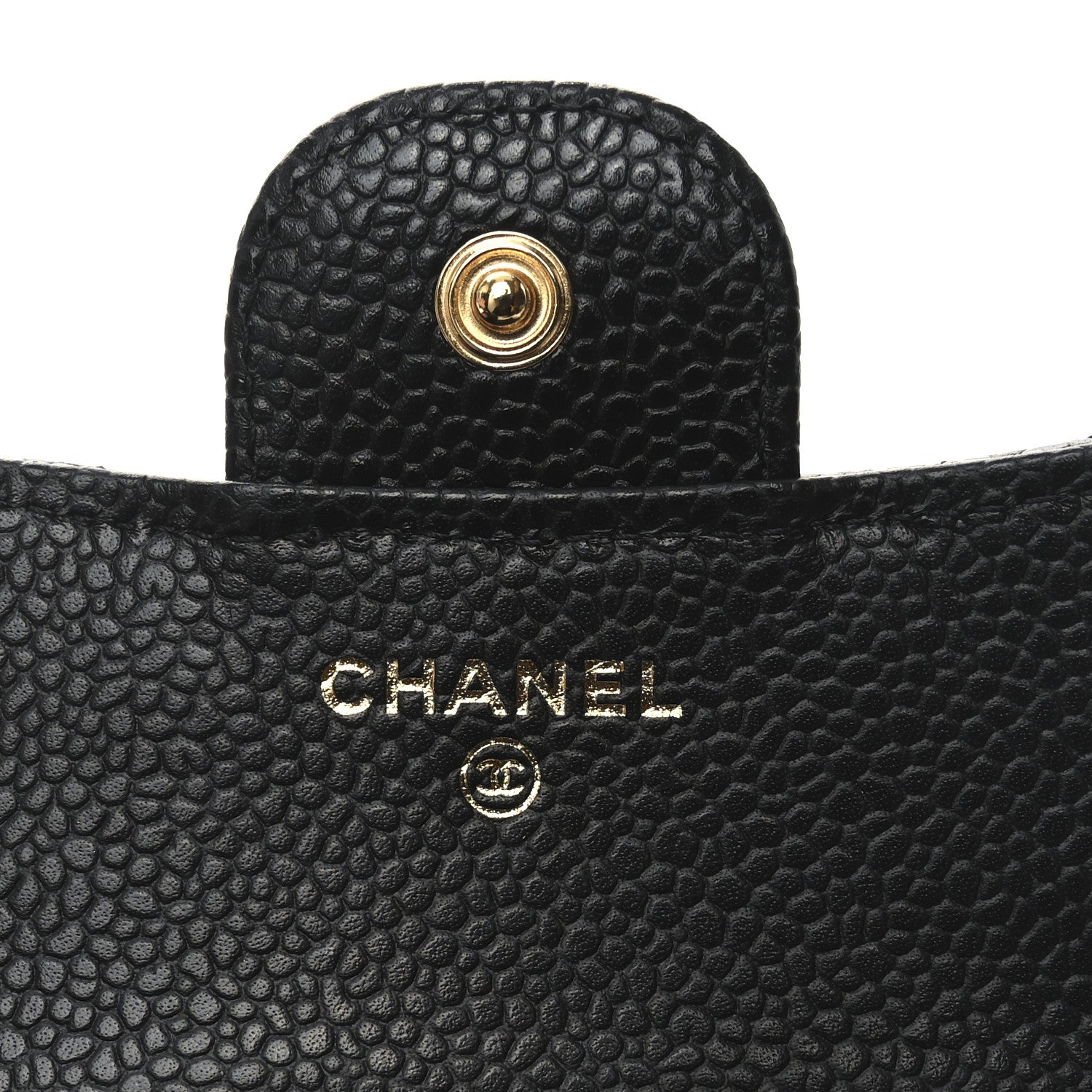 Chanel Caviar Quilted Compact Flap Wallet Black 6 of 9
