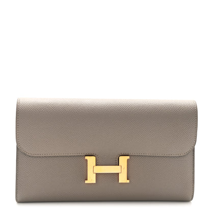 Hermes Epsom Constance Long Wallet Etain 1 of 8