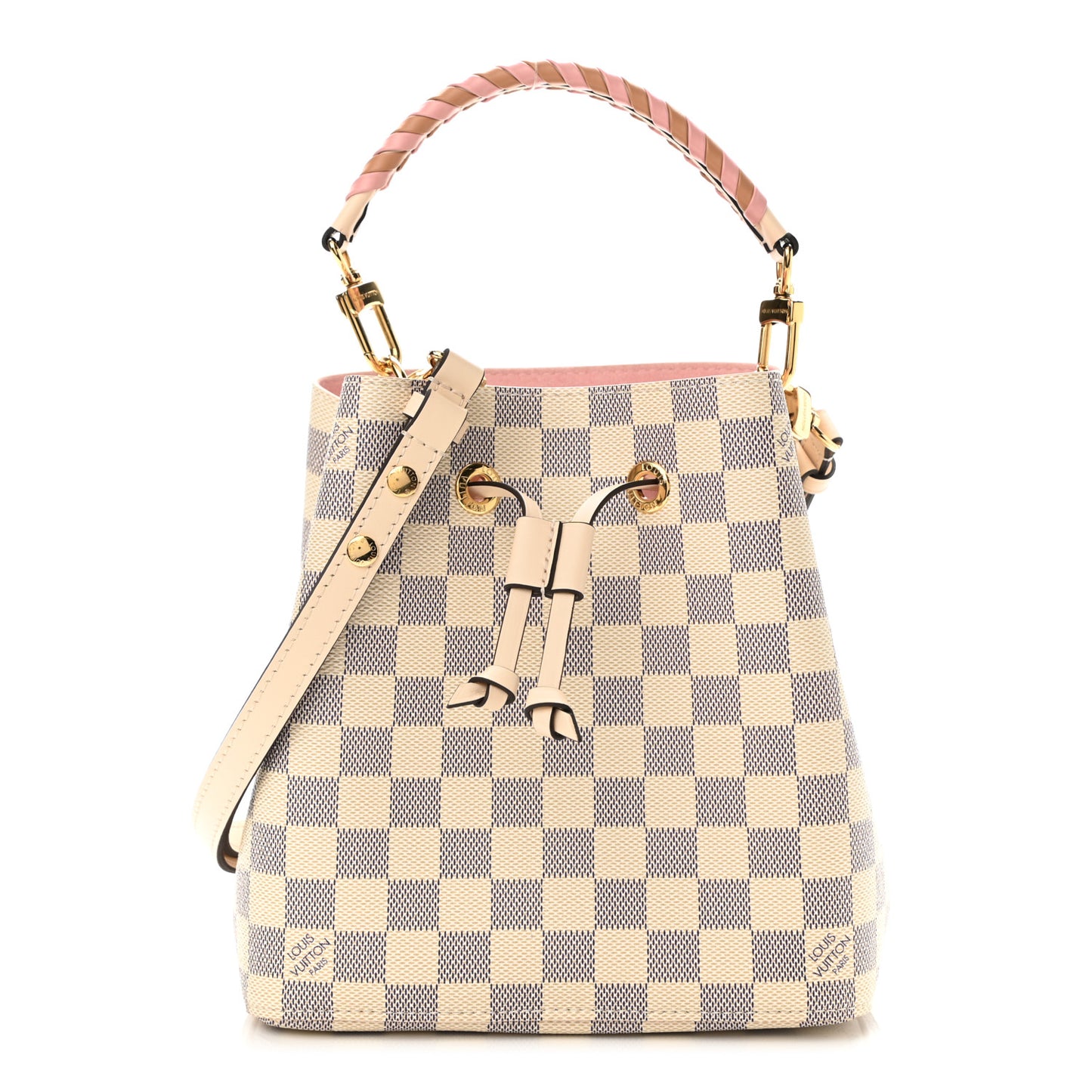 Damier Azur Braided Neonoe BB Pink