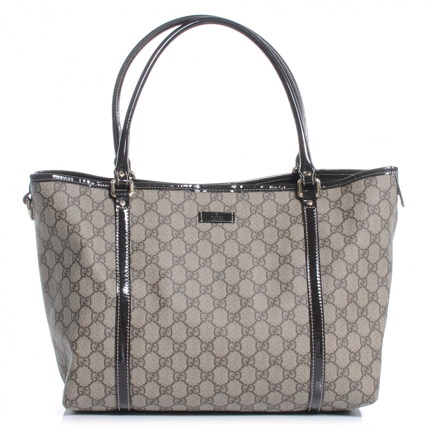 GG Plus Monogram Medium Joy Tote Brown