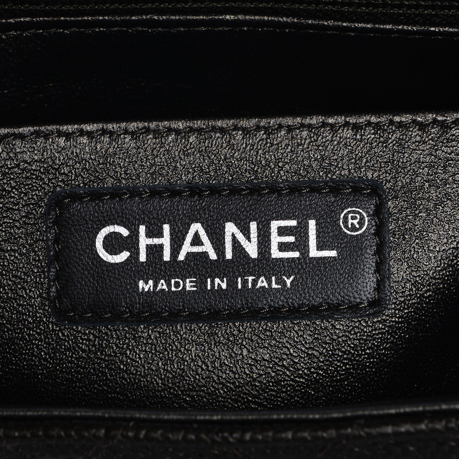 Chanel Caviar Quilted Mini Square Flap Dark Charcoal 6 of 8