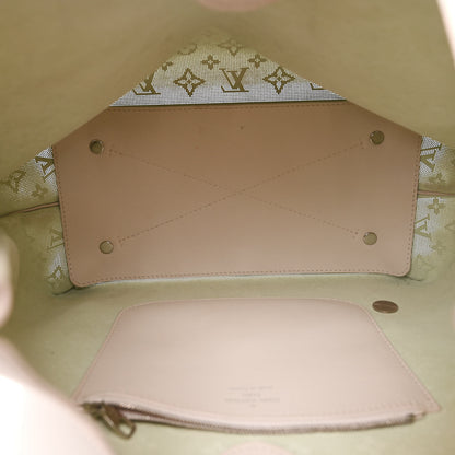 Louis Vuitton Reverse Mahina Carmel Hobo Quartz White 5 of 12