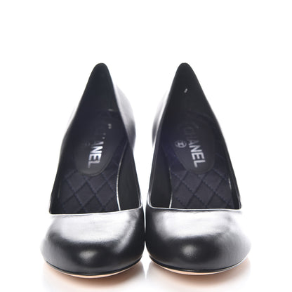 Chanel Lambskin Crystal CC Pumps 37 Black 2 of 9