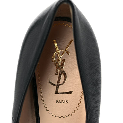 Saint Laurent Vernigolf Tribtoo 105 Platform Pumps 38.5 Black 8 of 10