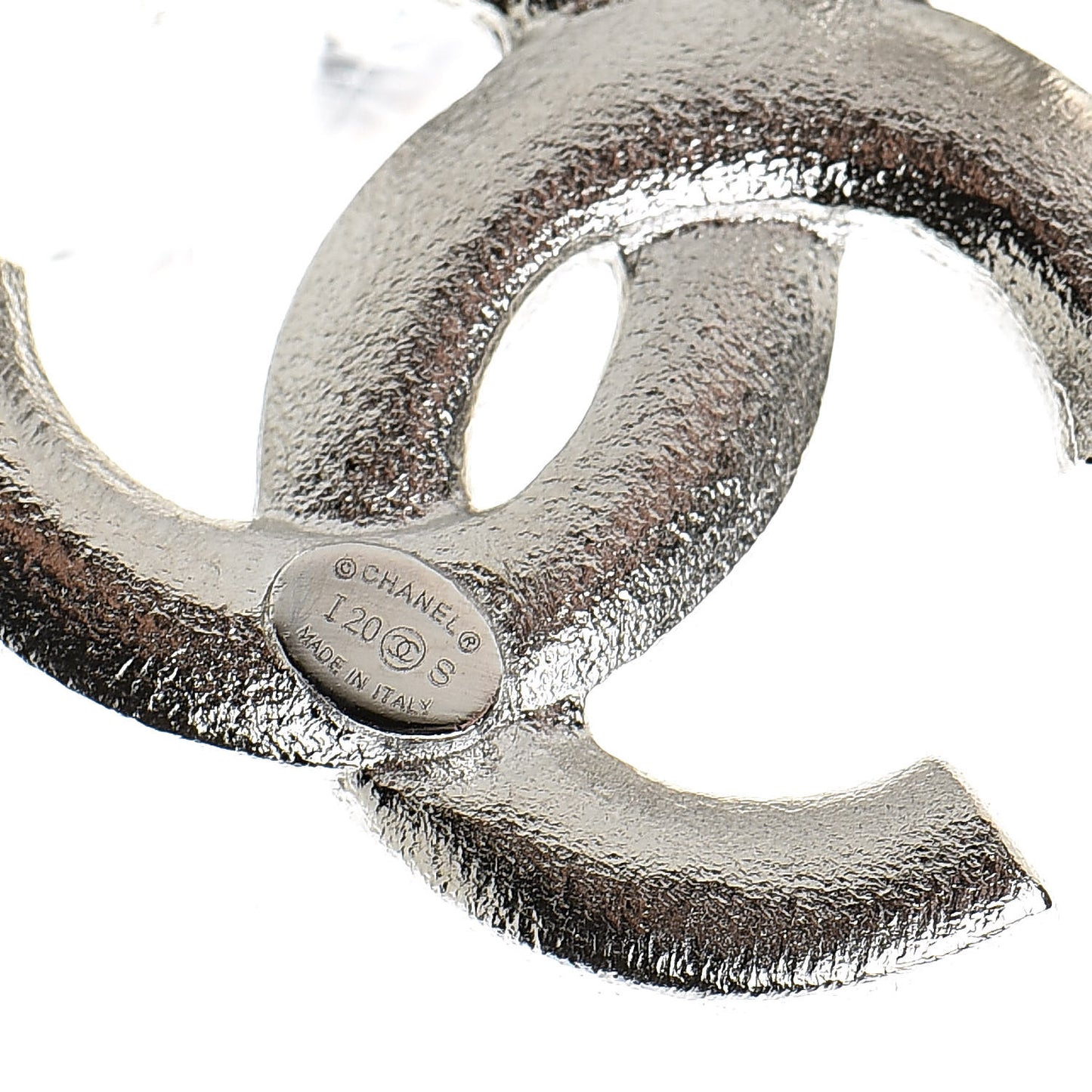Crystal Palais Garnier CC Drop Earrings Silver