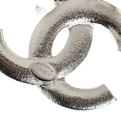 Chanel Crystal Palais Garnier CC Drop Earrings Silver 4 of 5